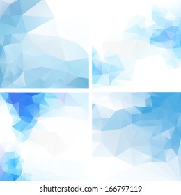 abstract luxurious blue gem formed vector scene water star group texture colorful conceptual background scene technique heap multicolored ripple performance fashionable stylish empty site contract blu