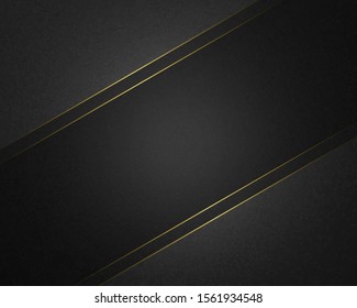 Abstract Luxury background. black and gold lines. Vector illustration. 