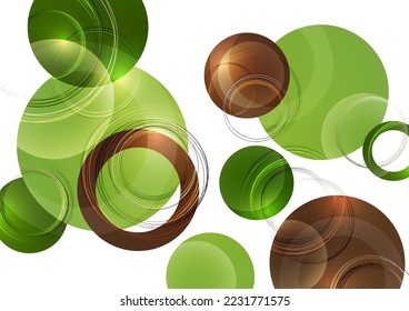 Abstract luxury background with circular geometric pattern. Element of modern circular overlapping layers and lines. Vector illustration
