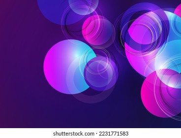 Resumen de fondo de lujo con un patrón geométrico circular. Elemento de capas y líneas circulares modernas que se solapan. Ilustración del vector