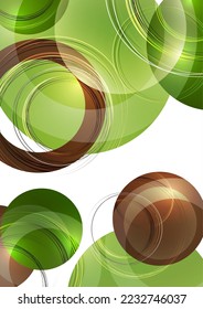 Abstract luxury background with circular geometric pattern. Element of modern circular overlapping layers and lines. Vector illustration