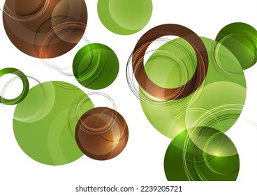 Abstract luxury background with circular geometric pattern. Element of modern circular overlapping layers and lines. Vector illustration