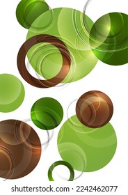 Abstract luxury background with circular geometric pattern. Element of modern circular overlapping layers and lines. Vector illustration