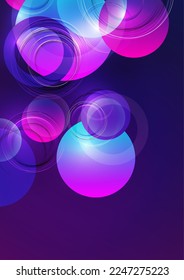 Abstract luxury background with circular geometric pattern. Element of modern circular overlapping layers and lines. Vector illustration