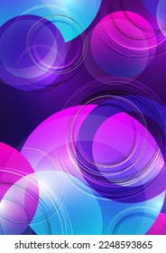 Abstrakter luxuriöser Hintergrund mit kreisförmigem geometrischem Muster. Element moderner, sich überlappender Schichten und Linien. Vektorgrafik