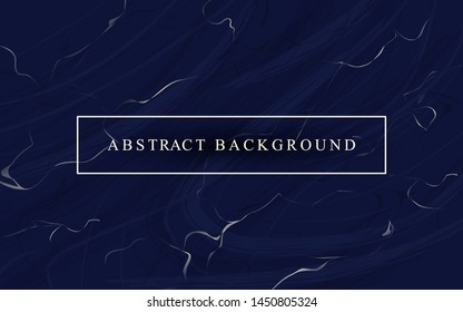 Abstract luxury background with dark blue marble texture