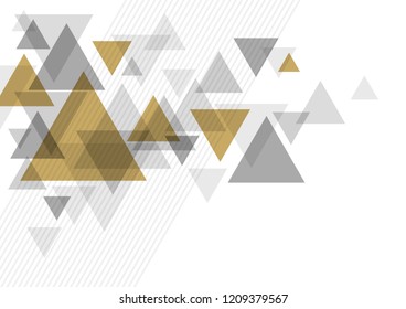 Abstract luxury background design of triangle vector illustration