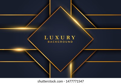 Abstract luxury background with gold elements. Graphic design element for invitation, cover, background. Elegant decoration