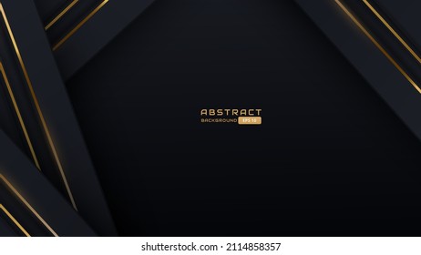 Abstract luxury background and gold ornament   deep shadow