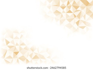 Abstract luxury background of gold polygon. Gradient design element. Elegant concept design for card, product presentation, banner, web, and etc. Vector illustration