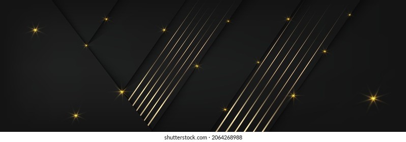 abstract luxury background. golden lines of luxury. vetor illustration