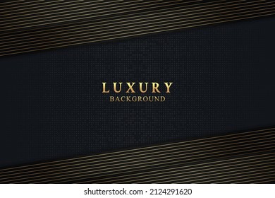 Abstract luxury background with light effect and golden lines