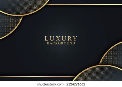 Abstrakter luxuriöser Hintergrund mit heller Wirkung und goldener Glitter
