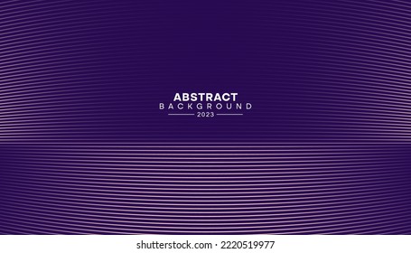 Abstrakter luxuriöser Hintergrund mit Linien. Minimaler Linienmuster Textur Hintergrund für Technologie und Business. Vektorgrafik, 2022-2023