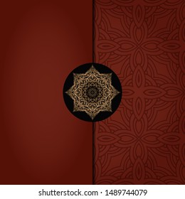 Abstract luxury background with mandala. Vector illustration. Ornament elegant invitation wedding card , invite.