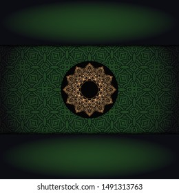 Abstract luxury background with mandala. Vector illustration. Ornament elegant invitation wedding card , invite.
