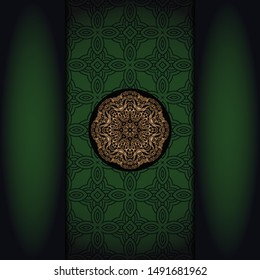 Abstract luxury background with mandala. Vector illustration. Ornament elegant invitation wedding card , invite.