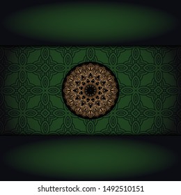 Abstract luxury background with mandala. Vector illustration. Ornament elegant invitation wedding card , invite.