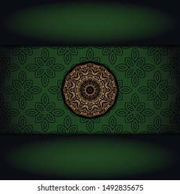 Abstract luxury background with mandala. Vector illustration. Ornament elegant invitation wedding card , invite.