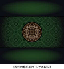 Abstract luxury background with mandala. Vector illustration. Ornament elegant invitation wedding card , invite.