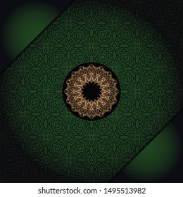 Abstract luxury background with mandala. Vector illustration. Ornament elegant invitation wedding card , invite.
