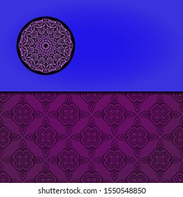 Abstract luxury background with mandala. Vector illustration. Ornament elegant invitation wedding card , invite.