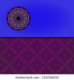 Abstract luxury background with mandala. Vector illustration. Ornament elegant invitation wedding card , invite.