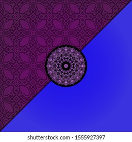 Abstract luxury background with mandala. Vector illustration. Ornament elegant invitation wedding card , invite.