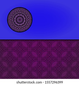 Abstract luxury background with mandala. Vector illustration. Ornament elegant invitation wedding card , invite.
