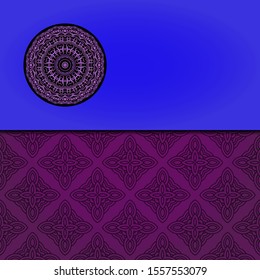 Abstract luxury background with mandala. Vector illustration. Ornament elegant invitation wedding card , invite.
