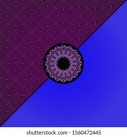 Abstract luxury background with mandala. Vector illustration. Ornament elegant invitation wedding card , invite.