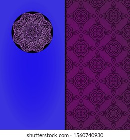 Abstract luxury background with mandala. Vector illustration. Ornament elegant invitation wedding card , invite.