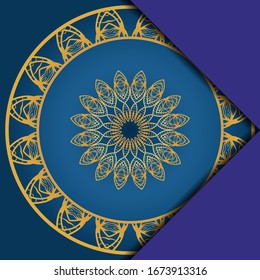 Abstract luxury background with mandala. Vector illustration. Ornament elegant invitation wedding card , invite.