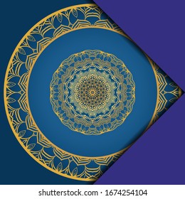 Abstract luxury background with mandala. Vector illustration. Ornament elegant invitation wedding card , invite.