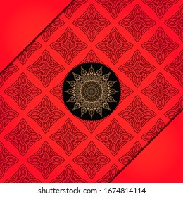 Abstract luxury background with mandala. Vector illustration. Ornament elegant invitation wedding card , invite.