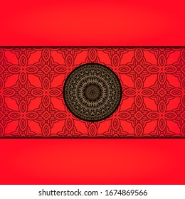Abstract luxury background with mandala. Vector illustration. Ornament elegant invitation wedding card , invite.