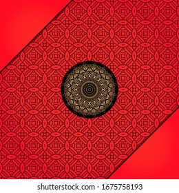 Abstract luxury background with mandala. Vector illustration. Ornament elegant invitation wedding card , invite.