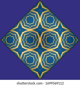 Abstrakter luxuriöser Hintergrund mit Mandala. Vektorillustration. Ornament elegante Einladung Hochzeitskarte , einladen.
