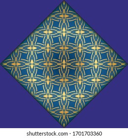 Todo un toque de lujo con mandala. Ilustración vectorial. Ornament elegante carta de invitación de boda , invitación.