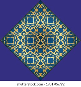 Todo un toque de lujo con mandala. Ilustración vectorial. Ornament elegante carta de invitación de boda , invitación.