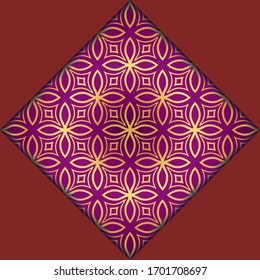 Abstract luxury background with mandala. Vector illustration. Ornament elegant invitation wedding card , invite.