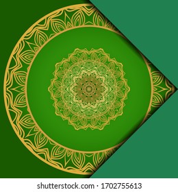 Abstract luxury background with mandala. Vector illustration. Ornament elegant invitation wedding card , invite.