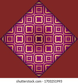 Abstrakter luxuriöser Hintergrund mit Mandala. Vektorillustration. Ornament elegante Einladung Hochzeitskarte , einladen.
