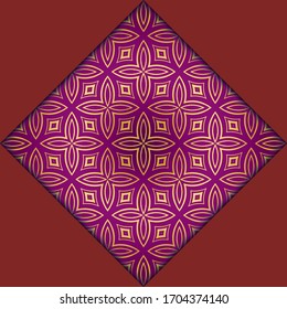 Todo un toque de lujo con mandala. Ilustración vectorial. Ornament elegante carta de invitación de boda , invitación.