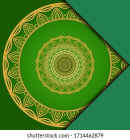 Abstract luxury background with mandala. Vector illustration. Ornament elegant invitation wedding card , invite.