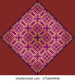 Todo un toque de lujo con mandala. Ilustración vectorial. Ornament elegante carta de invitación de boda , invitación.