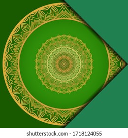 Abstract luxury background with mandala. Vector illustration. Ornament elegant invitation wedding card , invite.