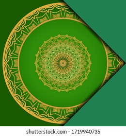 Abstract luxury background with mandala. Vector illustration. Ornament elegant invitation wedding card , invite.