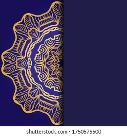 Abstract luxury background with mandala. Vector illustration. Ornament elegant invitation wedding card , invite.