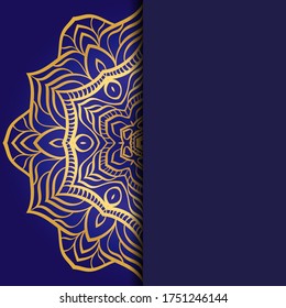 Abstract luxury background with mandala. Vector illustration. Ornament elegant invitation wedding card , invite.